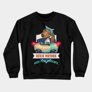 Dachshund Motors Crewneck Sweatshirt